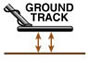 figura do simbolo GROUND TRACK Rastreamento do solo do detector ATX EXTREME